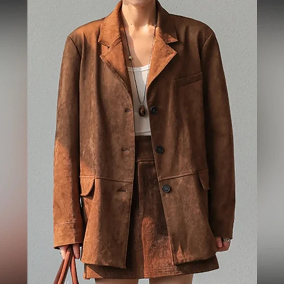 Commense Brown Women's jacket - Picture 1 of 5